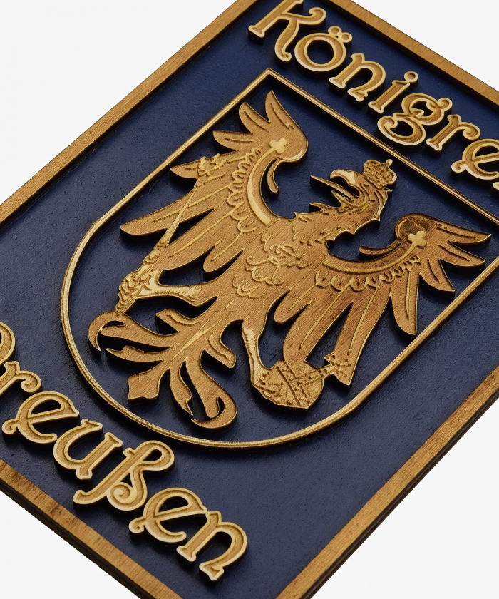 Wandbild, Preußen Königreich, Laserkraviert